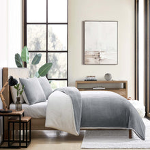 Load image into Gallery viewer, Jacob Grey Duvet Set