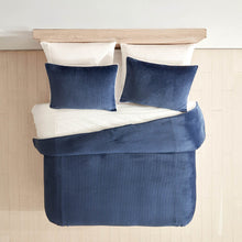 Load image into Gallery viewer, Jacob Navy Comforter Set