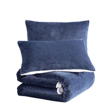 Load image into Gallery viewer, Jacob Navy Comforter Set