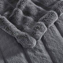 Load image into Gallery viewer, Cascade Charcoal Blanket