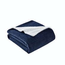 Load image into Gallery viewer, Jacob Navy Blanket